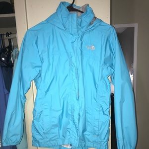 North Face rain coat